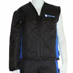 Schutzjacke Schwarz/blau